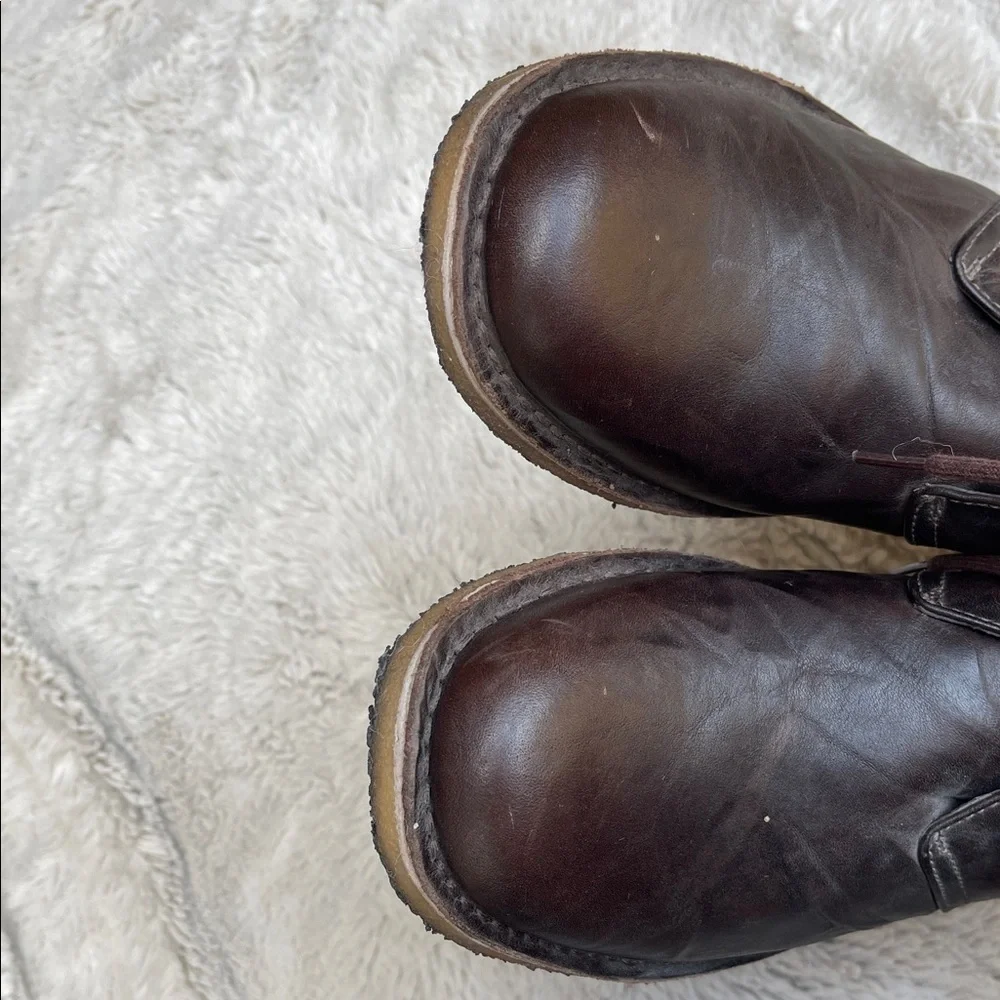 Men's Leighton Chukka Boots in brown leather size 10 - Picture 5 of 12